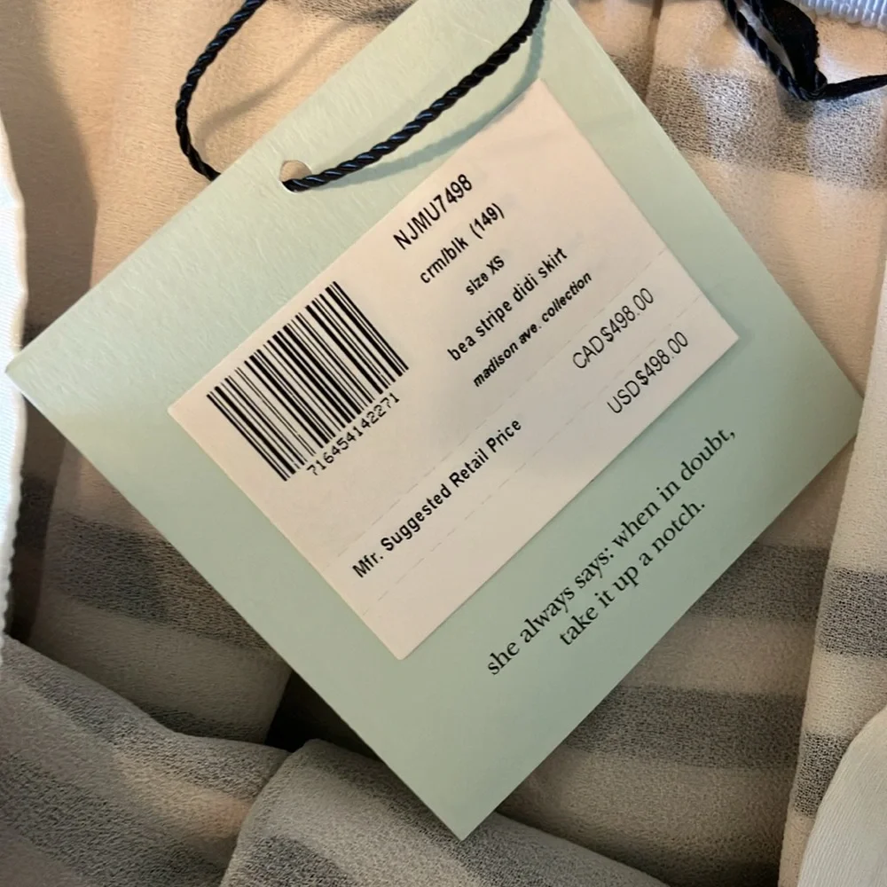 Kate Spade x Madison Avenue tassle skirt - Picture 9 of 11